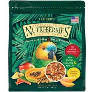 Tropical Fruit Nutri-Berries for Parrots, 3 lb
