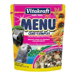 Premium Vitamin-Fortified Parrot Food for Large Birds