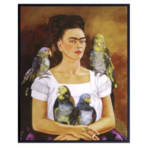 Parrot Wall Decor - Mexican Vintage Painting