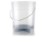 20L Clear Car Wash Bucket with Grit Guard