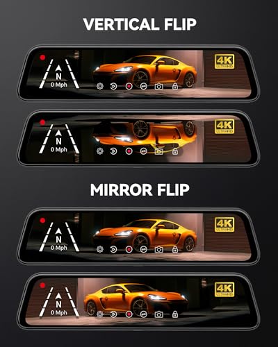 WOLFBOX G840S 12" 4K Dual Dash Cam