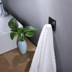 Adhesive Hooks 4-Pack for Towel and Coat