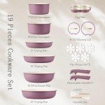 Carote 19-Piece Nonstick Cookware Set for RVs