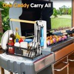 Grill Caddy with Plate and Towel Holder