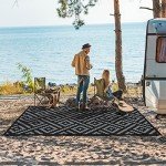 GENIMO Waterproof Reversible Outdoor Rug 5'x8