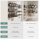Veken Rustproof Shower Caddy 6-Pack for Home
