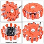 Tobfit 6 Pack LED Roadside Safety Flares