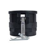 Quafwia 2 pcs Polypropylene Camlock Fittings (3" Type D) Standard Camlock Fitting, Female Coupler x Female Thread Cam lock Fittings With Camlock Gasket Inside (3")