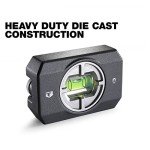 ToughBuilt 360 Degree Pocket Level, Precision Rotating Vial, Small Pocket Size Level, Powerful Rare Earth Magnet Level - (TB-H2-L-4R)