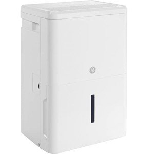 GE Energy Star Portable Dehumidifier 22 Pint, Perfect for Bedroom, Basement & Garage or Rooms up to 1500 Sq Ft, Ideal for High Humidity Areas, Complete with Empty Bucket Alarm & Clean Filter Alert