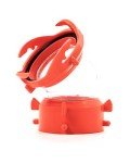 Camco RhinoFLEX Clear 45-Degree Camper/RV Sewer Hose Swivel Fitting - Features a Swivel Lug Fitting & a 4-Prong Bayonet Fitting - Made of Heavy-Duty Resin (39847)