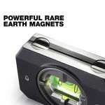 ToughBuilt 360 Degree Pocket Level, Precision Rotating Vial, Small Pocket Size Level, Powerful Rare Earth Magnet Level - (TB-H2-L-4R)