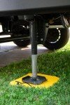 Camco Extra Large Stabilizer Jack Pads - Helps Stop RV Jacks from Sinking into Soft Ground - Includes Rope Carry Handles & Each Measures 17” x 15” x 1” - Crafted of Heavy-Duty Polymer - 2-Pack (44545)