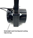 Valterra 3" Stainless Steel RV Waste Dump Gate Valve w/Cap (1)