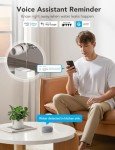 GoveeLife WiFi Water Ieak Detector 2 for Home, Smart Water Ieak Sensor 4 Pack with 100dB Adjustable Alarm and App Alerts, Wireless Detector with 1312 ft Transmission for Basement, Kitchen, Bathroom