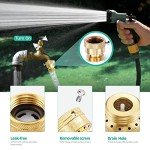 Pronese 2 Pack Lead-Free Brass 3/4" Inch MHT Hose Bibb Connector Backflow Preventer Vacuum Breaker,Check Valve For Garden Spigot RV Hose Connection,Anti-Siphon Fitting