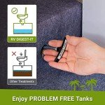 Unique RV Digest-It Black Water Tank Treatment, Drop-In Pod - 20 Uses Per Bag - Eliminates Odor and Liquifies Waste (20 Pods)