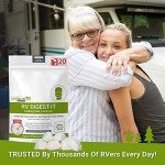 Unique RV Digest-It Black Water Tank Treatment, Drop-In Pod - 20 Uses Per Bag - Eliminates Odor and Liquifies Waste (20 Pods)