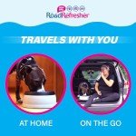 Road Refresher by Prestige Pets, The No-Spill, Slobber Stopper Water Bowl Dispenser, The Neater Dish for Home & Travel, No Messy Splashes, Spilling or Drips for Dogs & Cats