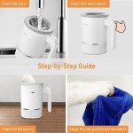DOGNESS Automatic Dog Paw Cleaner and Massager, Electric Paw Washer for Dogs Portable Paw Cleaner Cup, Dog Foot Cleaning Machine USB Rechargeable, Designed for Medium to Large Dogs (White)