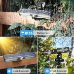 sunlight encounter Clip On Solar Motion Lights Outdoor Waterproof, 2 Pack Solar Fence Lights Outside with 36 LEDs, 6000K, Portable Solar Powered Security Light for Fence Garage Camping