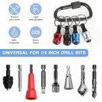 Wire Nut Twister,with 2pcs Bit Holders 1/4" Socket,Hex Shank Screwdriver Bit Holder,Wire Twisting Tool,Wire Nut Twister for Electrical Power Drill,Wire Twister for Quick Twisting Cable