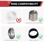 10-Pack EFIELD Pex 1/2" Pex X 1/2" Female NPT Swivel Elbow Brass Crimp Fittings, ASTM F1807