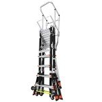 Little Giant Ladders, Adjustable Safety Cage, 5-9 foot, Safety Cage, Fiberglass, Type 1AA, 375 lbs weight rating, (18509-240)