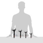 Amazon Basics 4-Piece Plumbing Adjustable Wrench with Soft Grip, Wide Mouth, Includes: 6-Inch (150mm), 8-Inch (200mm), 10-Inch (250mm), 12-Inch (300mm), 4 Sizes Bundle