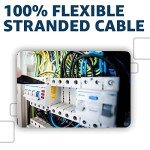Rebuild Skills UL1007 18 AWG Gauge Stranded Hook-Up Wire, 300V (100 Ft, Black)
