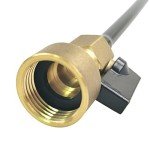 GaeaAuto Copper RV Water Heater Tank Rinser Flusher | Remove Sediment from the Bottom of RV Water Heater | Copper Handle and Black Cleaning Wand with Bending Tip