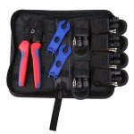 BougeRV Solar Crimper Tool Kit - Crimper, 6 Pairs Connectors, Spanner Wrench for Solar Panel Cable Assembly and Installation