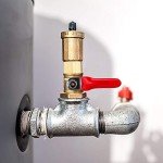 1/4 Inch Ball Valve NPT Air Compressor Brass Valve Female Male Shut Off Small