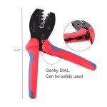 BougeRV Solar Crimper Tool Kit - Crimper, 6 Pairs Connectors, Spanner Wrench for Solar Panel Cable Assembly and Installation