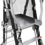 Little Giant Ladders, Adjustable Safety Cage, 5-9 foot, Safety Cage, Fiberglass, Type 1AA, 375 lbs weight rating, (18509-240)