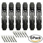 BougeRV Solar Crimper Tool Kit - Crimper, 6 Pairs Connectors, Spanner Wrench for Solar Panel Cable Assembly and Installation