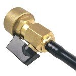 GaeaAuto Copper RV Water Heater Tank Rinser Flusher | Remove Sediment from the Bottom of RV Water Heater | Copper Handle and Black Cleaning Wand with Bending Tip