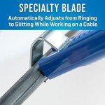 Jonard Tools CST-900 Round Cable Strip & Ring Tool for Telephone, Network, and Electrical Cable, 8-28 mm