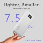 Miady 2-Pack 20W PD USB C Portable Charger 10000mAh, Type-C Fast Charging Battery Pack Charger with Digital Display, Power Bank for iPhone 15/14/13/12/... Series, Samsung/Google Pixel/Moto/LG