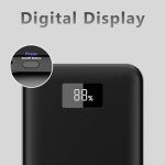 Miady 2-Pack 20W PD USB C Portable Charger 10000mAh, Type-C Fast Charging Battery Pack Charger with Digital Display, Power Bank for iPhone 15/14/13/12/... Series, Samsung/Google Pixel/Moto/LG