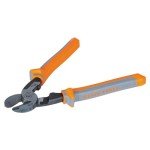 Klein Tools 63225RINS Cable Cutter, Made in USA, Insulated High-Leverage Precision Cable Cutter Cuts Aluminum, Copper and Communications Cable, 9-Inch