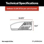 Furrion® FACR13HESA-PS-AM, White Chill HE RV Roof Air Conditioner-13.5K, 13.5k BTU