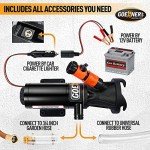 12V RV Portable Macerator Waste Pump for Sewage, 12GPM Suction 3.2 feet Lift 10 feet, Complete RV Macerator Pump Kit for Right Out of Box