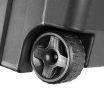 Sterilite 4-Pack Storage Bins with Lids & Wheels, Large Heavy Duty Totes, 40 Gallon, Black