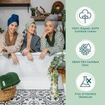 Sand Cloud Turkish Bath Towels for Bathroom, Set of 4 (Fringeless Natural, Extra Large) - Soft Linen Turkish Organic Cotton is Luxurious & Absorbent - Premium Shower & Bathroom Towels Dry Faster