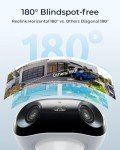 REOLINK Argus 4 Pro, 4K Solar Security Cameras Wireless Outdoor, 8MP for Home Security, ColorX Night Vision, 180° No Blindspots, 5G/2.4GHz WiFi 6, AI Detection, No Monthly Fee, Home Hub Compatible
