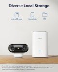 REOLINK Argus 4 Pro, 4K Solar Security Cameras Wireless Outdoor, 8MP for Home Security, ColorX Night Vision, 180° No Blindspots, 5G/2.4GHz WiFi 6, AI Detection, No Monthly Fee, Home Hub Compatible