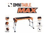 Disston OmniTable Max Heavy Duty Portable Workbench Worktable Scaffold Creeper Dolly with Easy-to-use Adjustable Legs. Table Holds up to 440Lbs