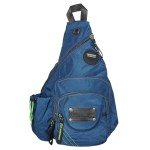 Kawei Knight Large Sling Bag Tablet Backpack Cross Body Shoulder Bag Travel Rucksack Blue