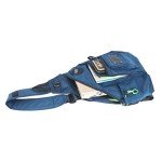 Kawei Knight Large Sling Bag Tablet Backpack Cross Body Shoulder Bag Travel Rucksack Blue